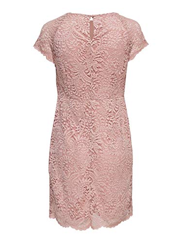 ONLY NOS Onlshira Lace Dress Noos Wvn, vestido Mujer, Rosa (Pale Mauve Pale Mauve), 40 (Talla fabricante: 40)