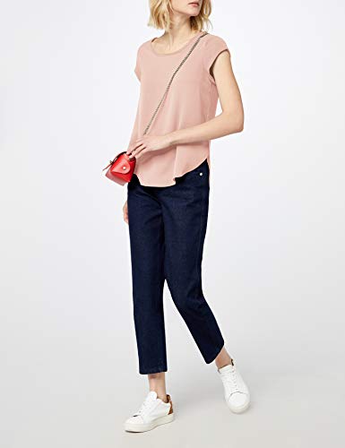 ONLY NOS Onlvic S/s Solid Top Noos Wvn, camiseta sin mangas Mujer, Rosa (Pale Mauve Pale Mauve), 42 (Talla fabricante: 42)