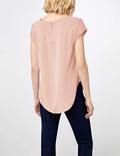 ONLY NOS Onlvic S/s Solid Top Noos Wvn, camiseta sin mangas Mujer, Rosa (Pale Mauve Pale Mauve), 42 (Talla fabricante: 42)