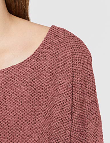 Only ONLALBA 3/4 Top JRS Noos Camiseta con Mangas, Morado (Dry Rose Dry Rose), Large para Mujer