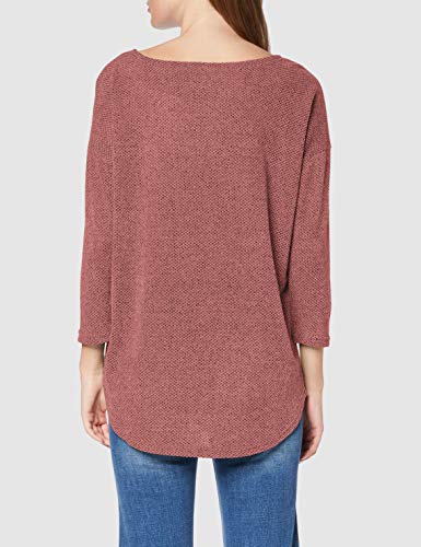 Only ONLALBA 3/4 Top JRS Noos Camiseta con Mangas, Morado (Dry Rose Dry Rose), Large para Mujer