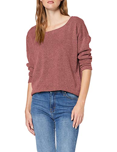 Only ONLALBA 3/4 Top JRS Noos Camiseta con Mangas, Morado (Dry Rose Dry Rose), Large para Mujer