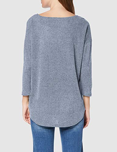 Only ONLALBA 3/4 Top JRS Noos Camiseta con Mangas, Niebla Azul, M para Mujer