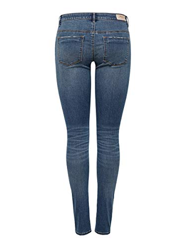 Only Onlcoral Superlow SK JNS BB Crya041 Noos Vaqueros Skinny, Azul (Dark Blue Denim Dark Blue Denim), 34/L34 (Talla del Fabricante: 25) para Mujer
