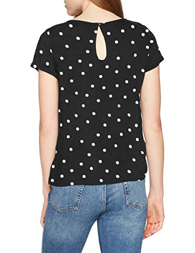 Only Onlfirst SS Mix AOP Top Noos Wvn Camiseta sin Mangas, Multicolor (Black AOP:Cloud Dancer Dots Ss18), 38 (Talla del Fabricante: 36) para Mujer