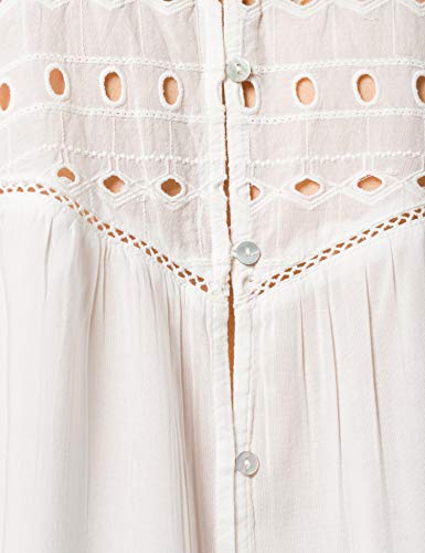 Only ONLIRINA EMB Anglaise DNM Top Noos Blusas, Cloud Dancer, 36 para Mujer