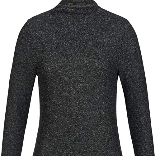 Only Onlkleo L/s Dress Knt Noos Vestido, Gris (Dark Grey MelangeDark Grey Melange), X-Small para Mujer