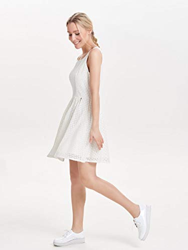 Only Onlline Fairy Lace Dress Wvn Noos, Vestido para Mujer, Blanco (Whisper White), 38