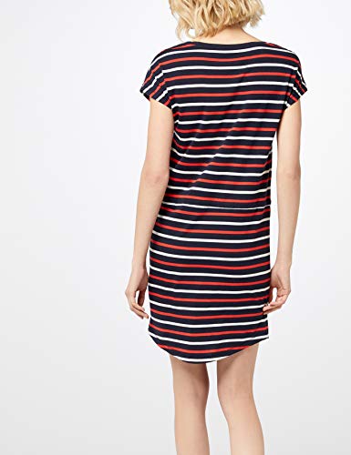 Only Onlmay S/s Dress Noos Vestido, Multicolor (Night Sky Stripes: Multi Flame Scarlet/Cl. Dancer), 40 (Talla del Fabricante: Medium) para Mujer