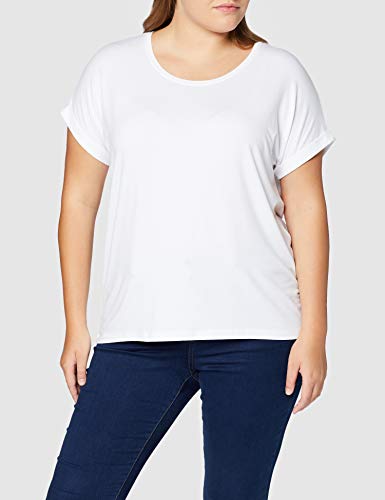 Only Onlmoster S/s O-Neck Top Noos Jrs Camiseta, Blanco (White), 40 (Talla del Fabricante: Large) para Mujer