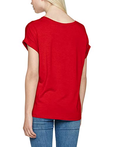 Only Onlmoster S/s O-Neck Top Noos Jrs Camiseta, Rojo (High Risk Red High Risk Red), 36 (Talla del Fabricante: X-Small) para Mujer