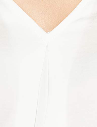 Only Onlnatalia Sateen V Neck Top Wvn Camisa Manga Larga, Blanco (Cloud Dancer), 40 (Talla del Fabricante: 38) para Mujer