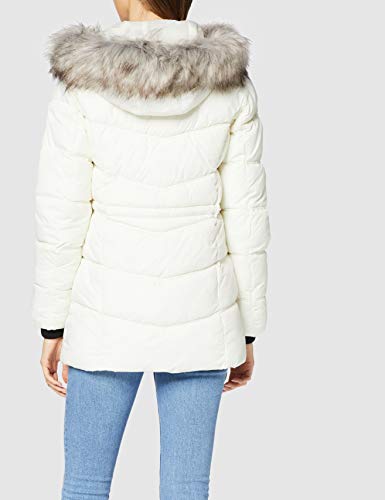 Only ONLNEWOTTOWA Nylon Coat OTW Abrigo, Blanco (Cloud Dancer Cloud Dancer), S para Mujer