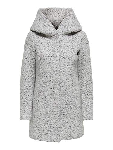 Only ONLNEWSEDONA Wool Coat CC OTW Abrigo de mezcla de lana, Cloud Dancer, XS para Mujer