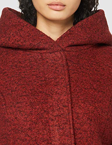 Only ONLNEWSEDONA Wool Coat CC OTW Abrigo de mezcla de lana, Fired Brick, S para Mujer