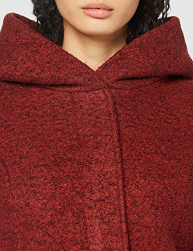 Only ONLNEWSEDONA Wool Coat CC OTW Abrigo de mezcla de lana, Fired Brick, S para Mujer