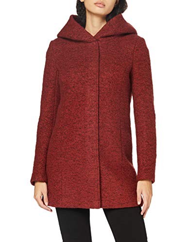 Only ONLNEWSEDONA Wool Coat CC OTW Abrigo de mezcla de lana, Fired Brick, S para Mujer