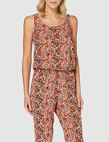 Only Onlnova Life S/L Jumpsuit AOP WVN 11 Mono Largo, Cloud Dancer Liberty, 42 Mujer