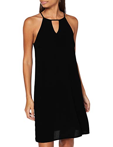Only Onlnova Limbo Life Dress Solid WVN Vestido, Negro, 44 para Mujer