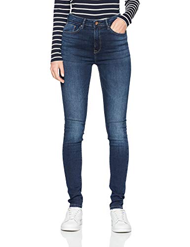 Only Onlpaola HW SK Dnm Jeans Azgz878 Noos Vaqueros Skinny, Azul (Dark Blue Denim), W25/L32 (Talla del Fabricante: X-Small) para Mujer