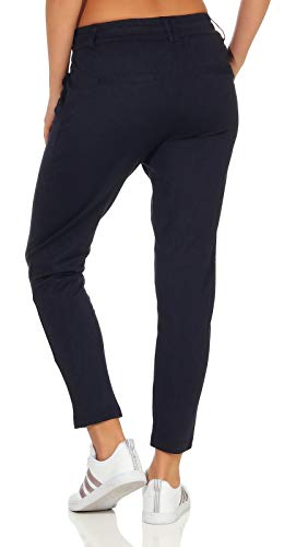 ONLY onlPOPTRASH EASY COLOUR PANT PNT NOOS, Pantalones Mujer, Azul (Night Sky), 34/L32 (Talla del fabricante: X-Small)