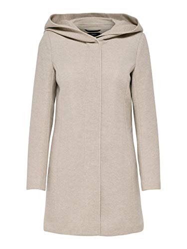Only Onlsedona Light Coat Otw Noos Abrigo, Etherea/Detail:Melange, 38 (Talla del Fabricante: Medium) para Mujer