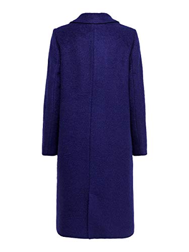 Only ONLSTACY Long Wool Coat CC OTW Abrigo, Azul noche, M para Mujer