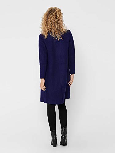 Only ONLSTACY Long Wool Coat CC OTW Abrigo, Azul noche, M para Mujer