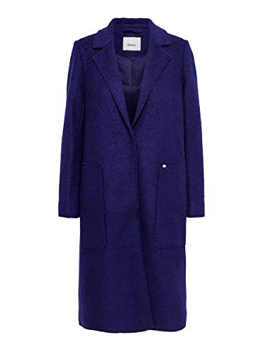 Only ONLSTACY Long Wool Coat CC OTW Abrigo, Azul noche, M para Mujer