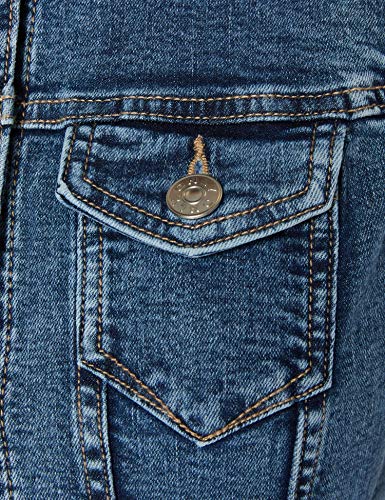 Only ONLTIA Vest Life DNM MB PIM Chaqueta, Medio De Mezclilla Azul, 38 para Mujer