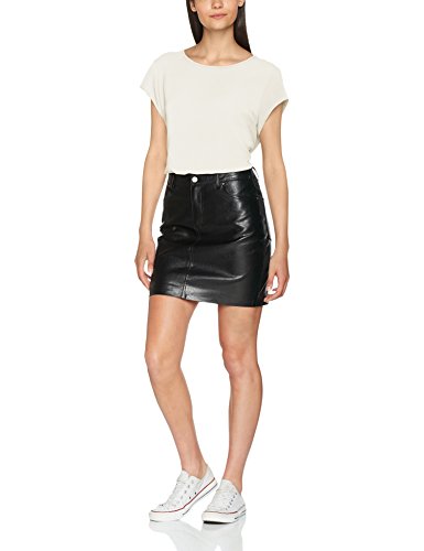 Only Onlvic S/s Solid Top Noos Wvn Camiseta, Blanco (Cloud Dancer Cloud Dancer), 38 para Mujer