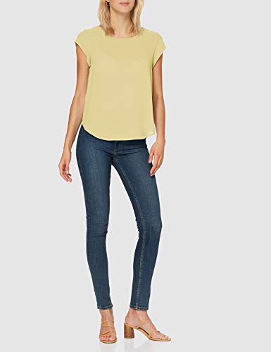 Only Onlvic S/s Solid Top Noos Wvn Camiseta, Pineapple Slice, 40 para Mujer