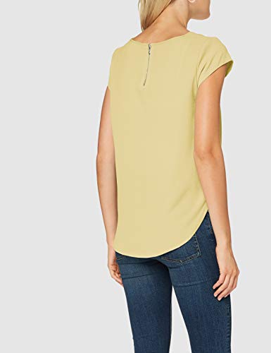 Only Onlvic S/s Solid Top Noos Wvn Camiseta, Pineapple Slice, 40 para Mujer