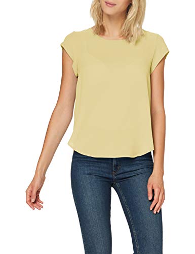 Only Onlvic S/s Solid Top Noos Wvn Camiseta, Pineapple Slice, 40 para Mujer