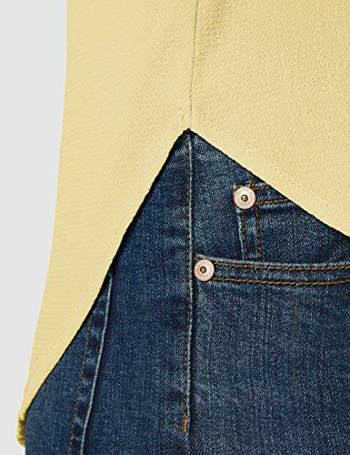 Only Onlvic S/s Solid Top Noos Wvn Camiseta, Pineapple Slice, 40 para Mujer