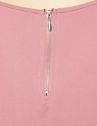Only Onlvic S/s Solid Top Noos Wvn Camiseta sin Mangas, Rosa (Mesa Rose), X-Small (Talla del Fabricante: 34) para Mujer