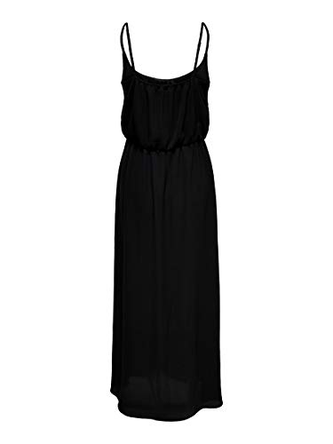 Only Onlwinner SL Maxidress Noos Wvn Vestido, Negro (Black Black), 38 (Talla del Fabricante: 36) para Mujer