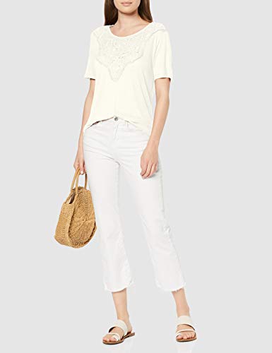 Only Onlziggy S/s Top Jrs Camiseta, Blanco (Cloud Dancer Cloud Dancer), 38 (Talla del Fabricante: Small) para Mujer