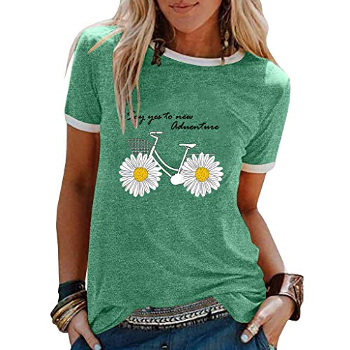 Onsoyours Mujer Cárdigan Kimono Florales Manga 3/4 Gasa Boho Blusa Playa Encubrir Chaqueta Fina Casual B Verde 42