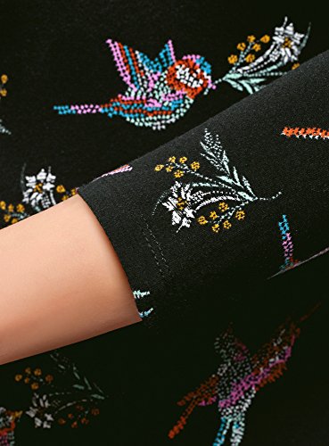 oodji Ultra Mujer Vestido Ajustado con Escote Barco, Negro, ES 34 / XXS