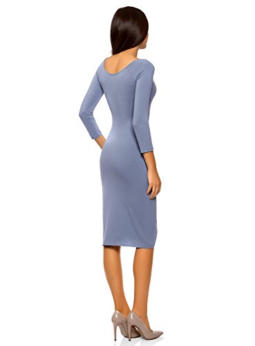 oodji Ultra Mujer Vestido con Escote Barco (Pack de 3), Multicolor, ES 34 / XXS