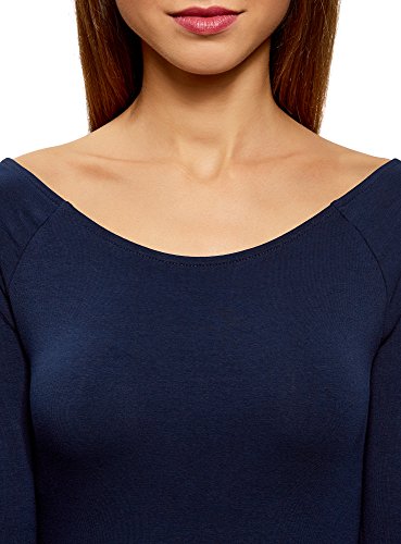 oodji Ultra Mujer Vestido con Escote Barco (Pack de 3), Multicolor, ES 34 / XXS