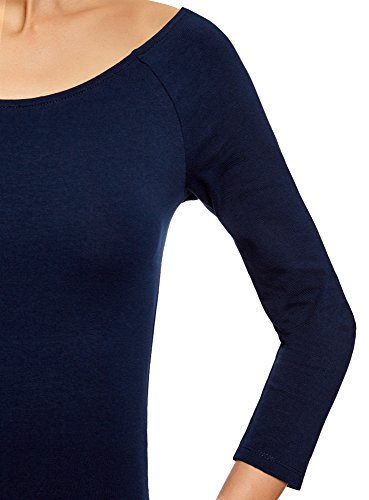 oodji Ultra Mujer Vestido con Escote Barco (Pack de 3), Multicolor, ES 34 / XXS