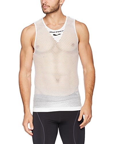 Outwet LP1 White T2 Camiseta Sin Mangas, Hombre, Blanco, XL