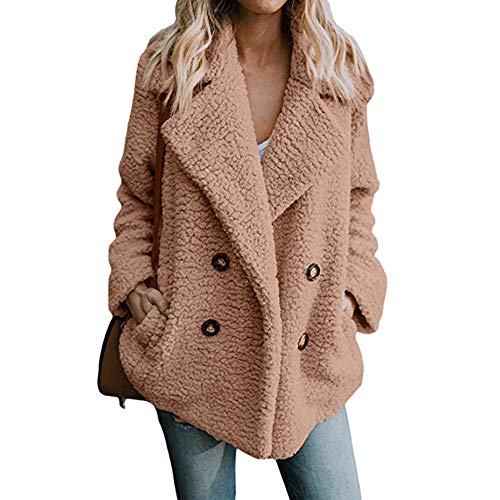 Overdose Chaqueta De Invierno para Mujer Casual Outwear Parka Cardigan Slim Coat Overcoat Invierno Abrigo