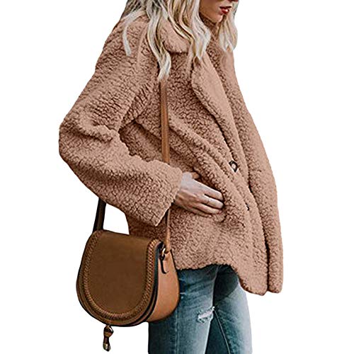 Overdose Chaqueta De Invierno para Mujer Casual Outwear Parka Cardigan Slim Coat Overcoat Invierno Abrigo