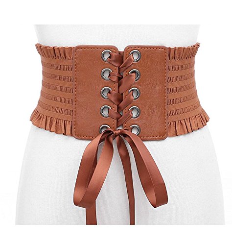 Oyccen Señoras Cinturones Ancho Mujer Vestido Elástico Corsé Cinturón