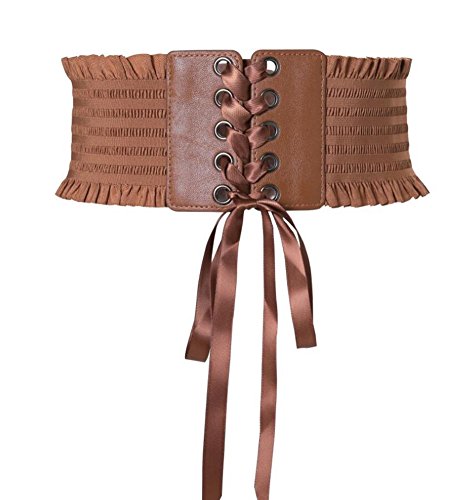 Oyccen Señoras Cinturones Ancho Mujer Vestido Elástico Corsé Cinturón