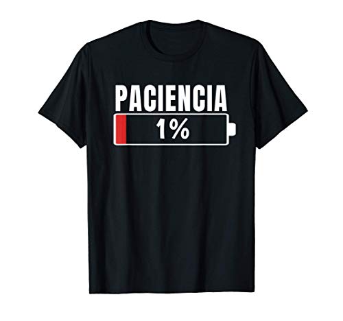 Paciencia at 1% Regalo Divertido Cumpleaños Pijama Parejas Camiseta