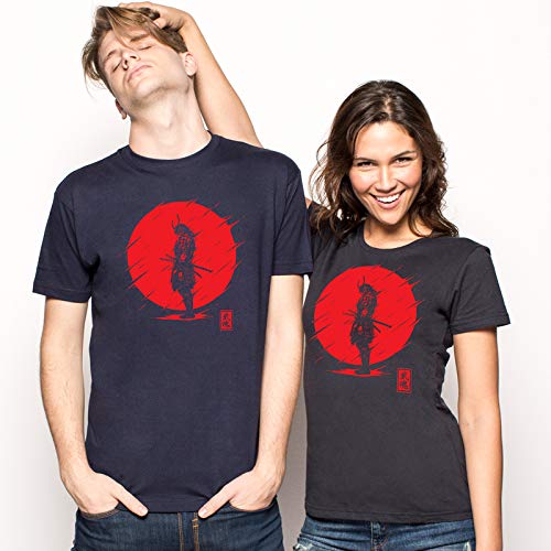 Pampling Camiseta Samurai Spirit - Japón - 100% Algodón - Serigrafía